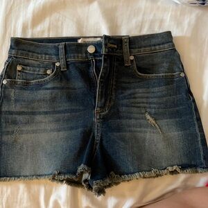 NWT PINK high waisted cut off jean shorts
